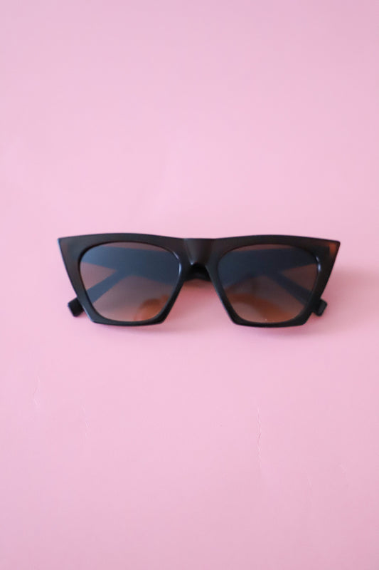 Cat Eye Sunglasses- BROWN