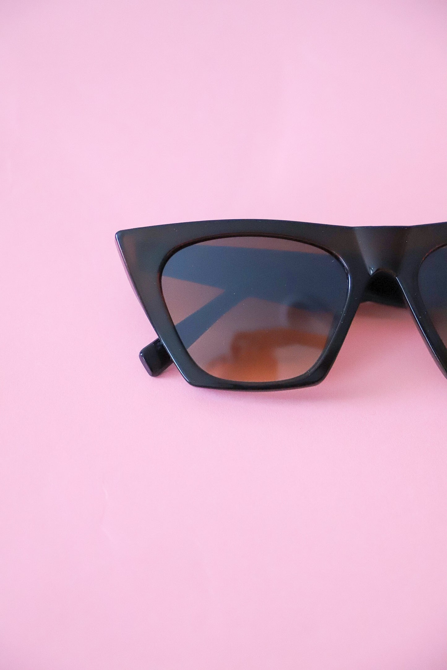 Cat Eye Sunglasses- BROWN