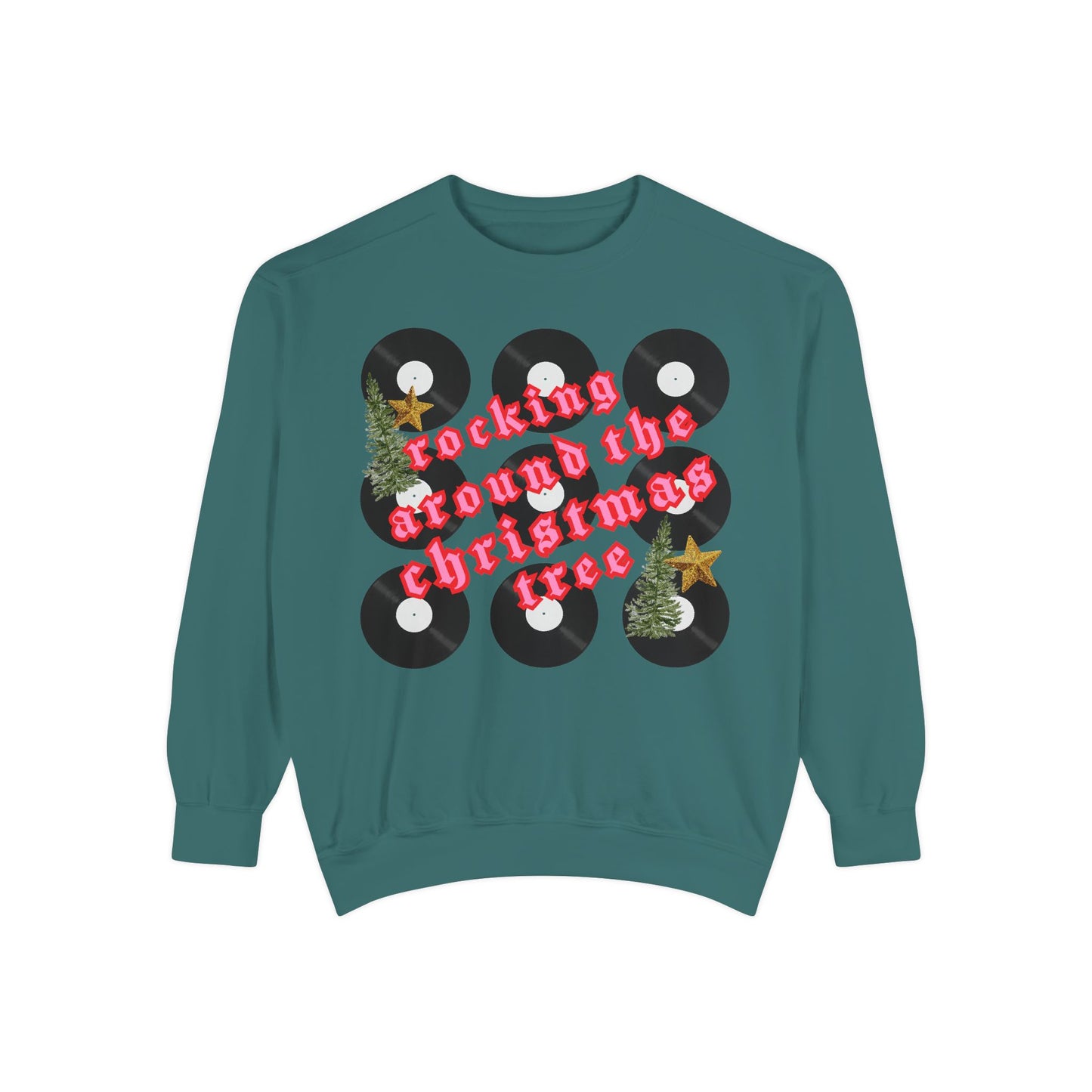 Rocking Around the Christmas Tree Sweatshirt - COMFORT COLORS