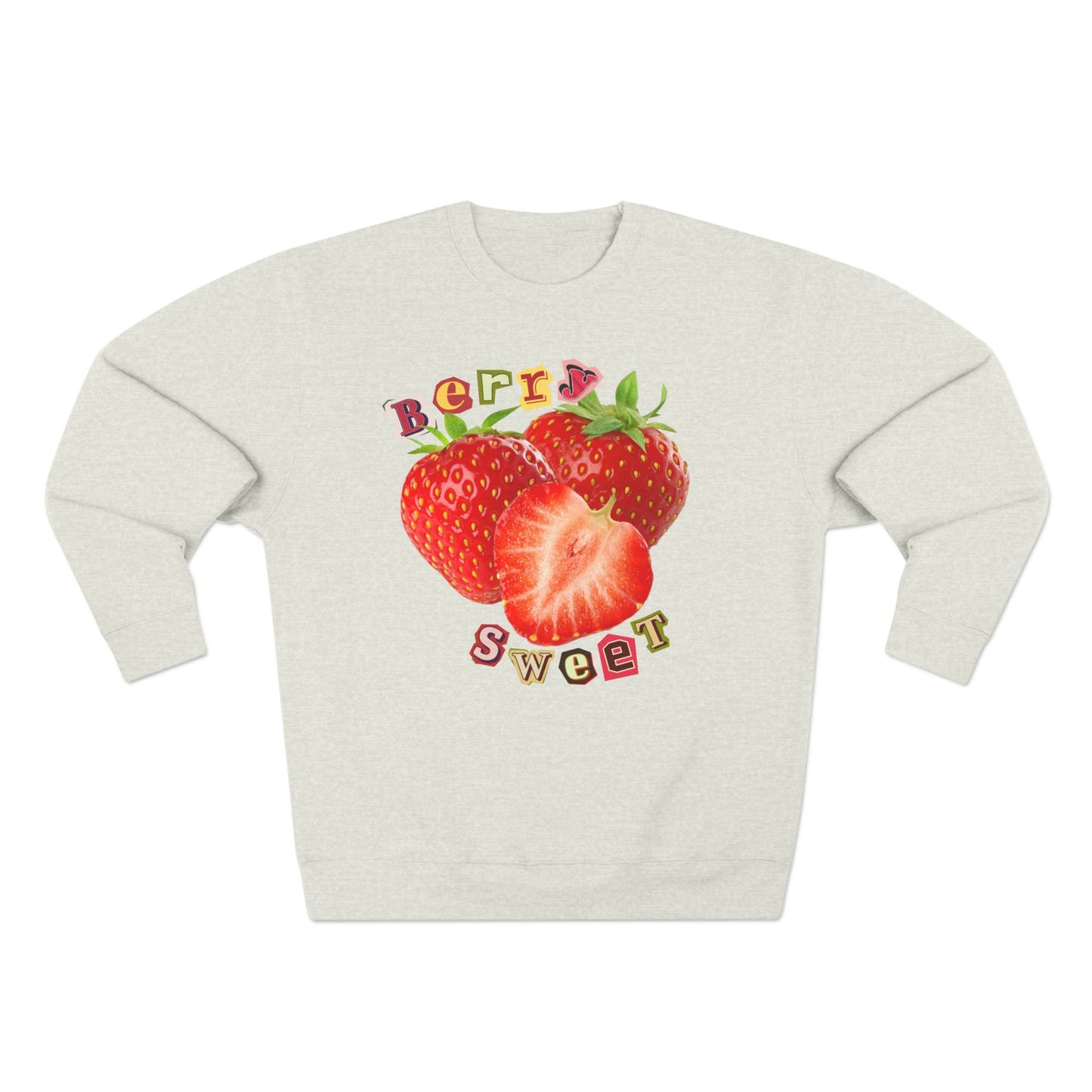 Berry Sweet Sweatshirt - Oatmeal Heather