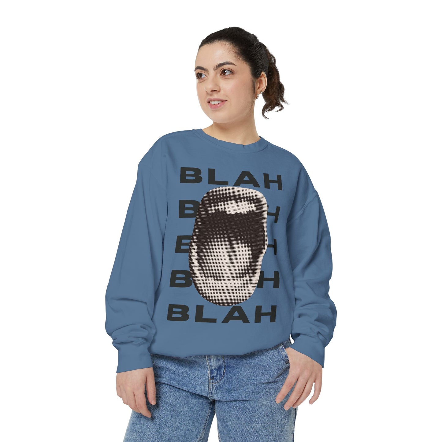 Blah Blah Blah Sweatshirt - Comfort Colors