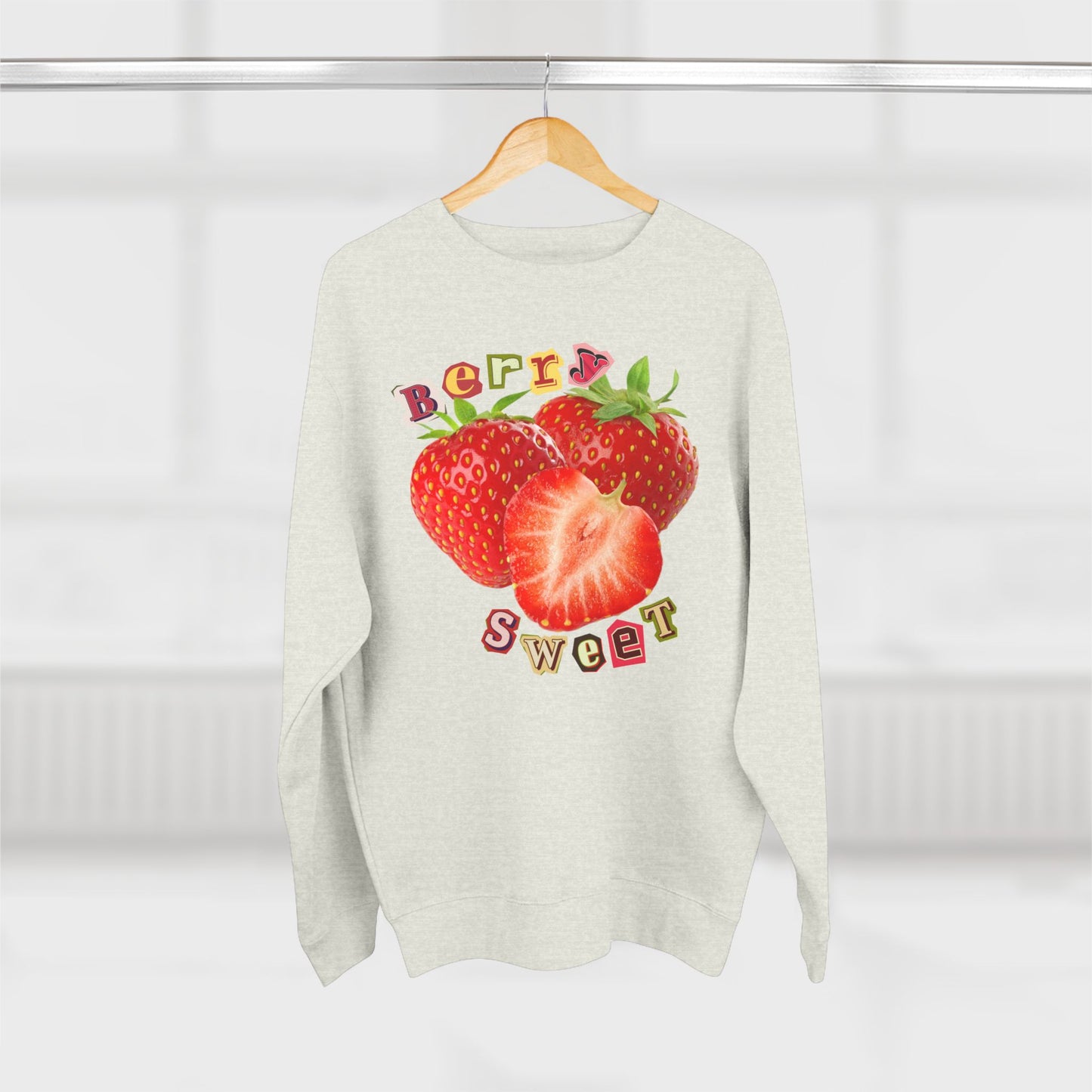 Berry Sweet Sweatshirt - Oatmeal Heather