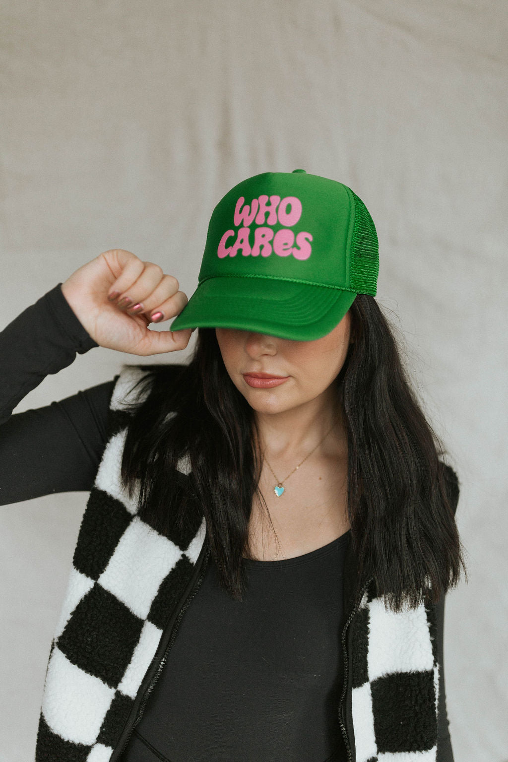 Who Cares Trucker Hat