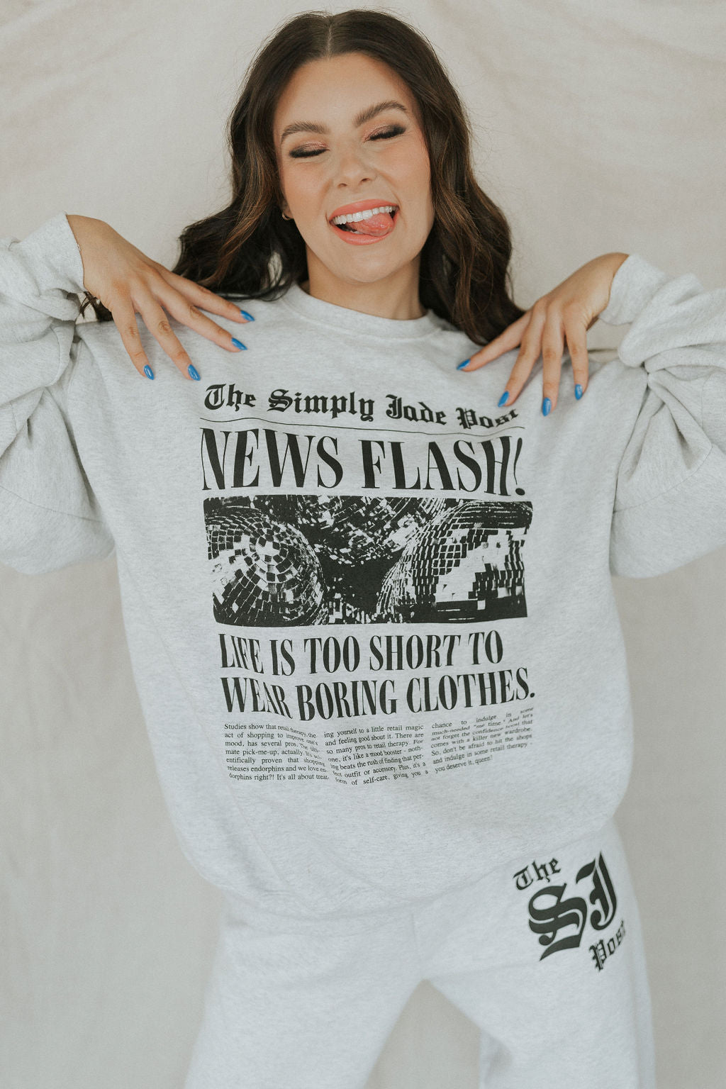 News Flash Sweatshirt - SJ Original Design