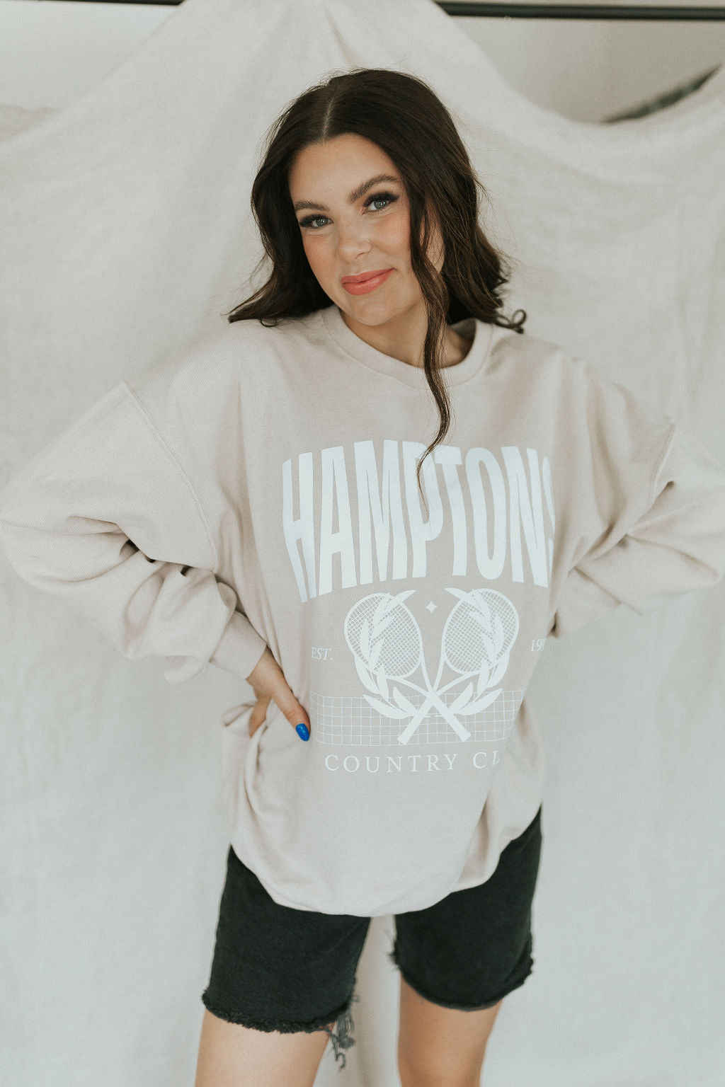 Hamptons SJ Original Design Sweatshirt simply jade