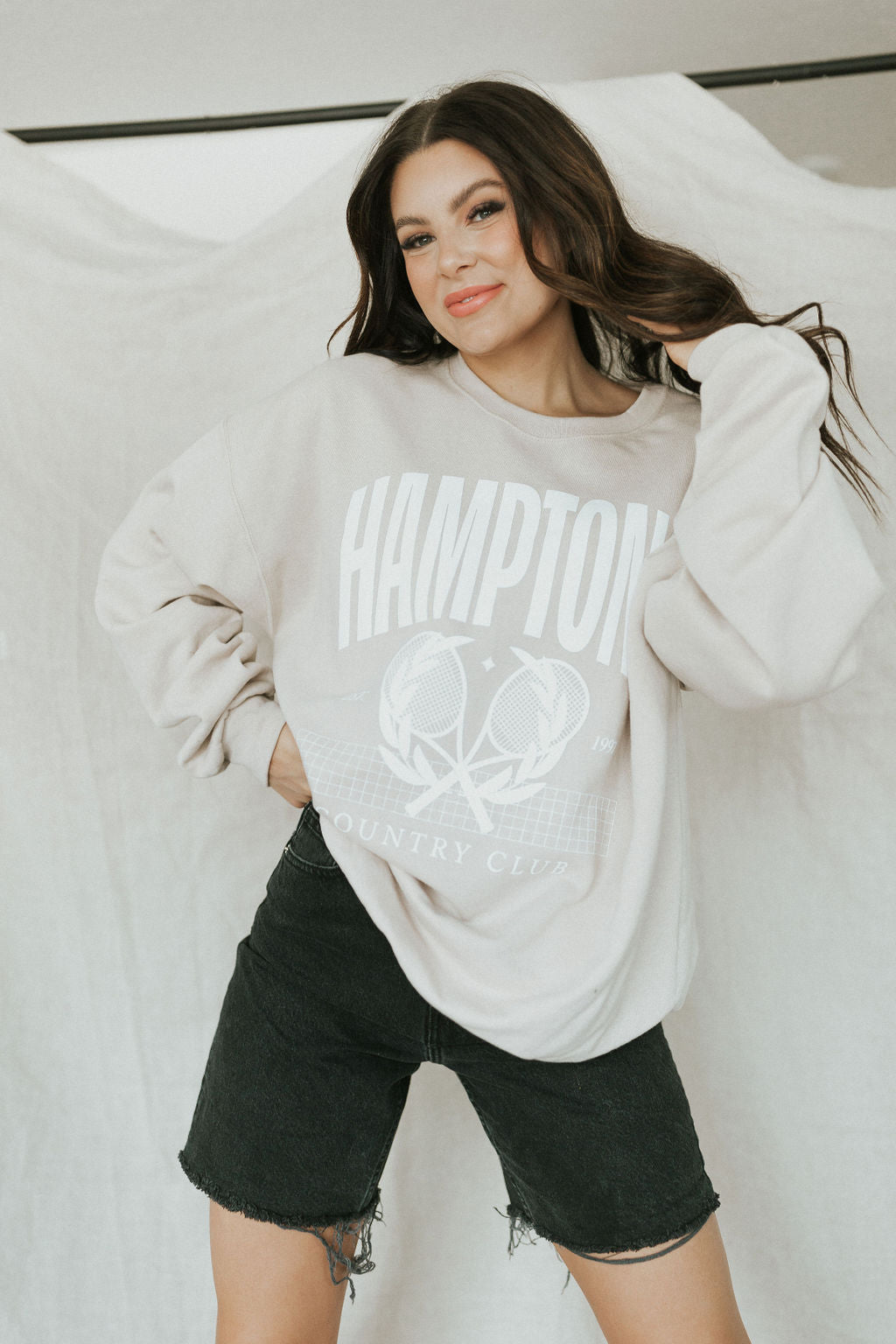 Hamptons SJ Original Design Sweatshirt simply jade