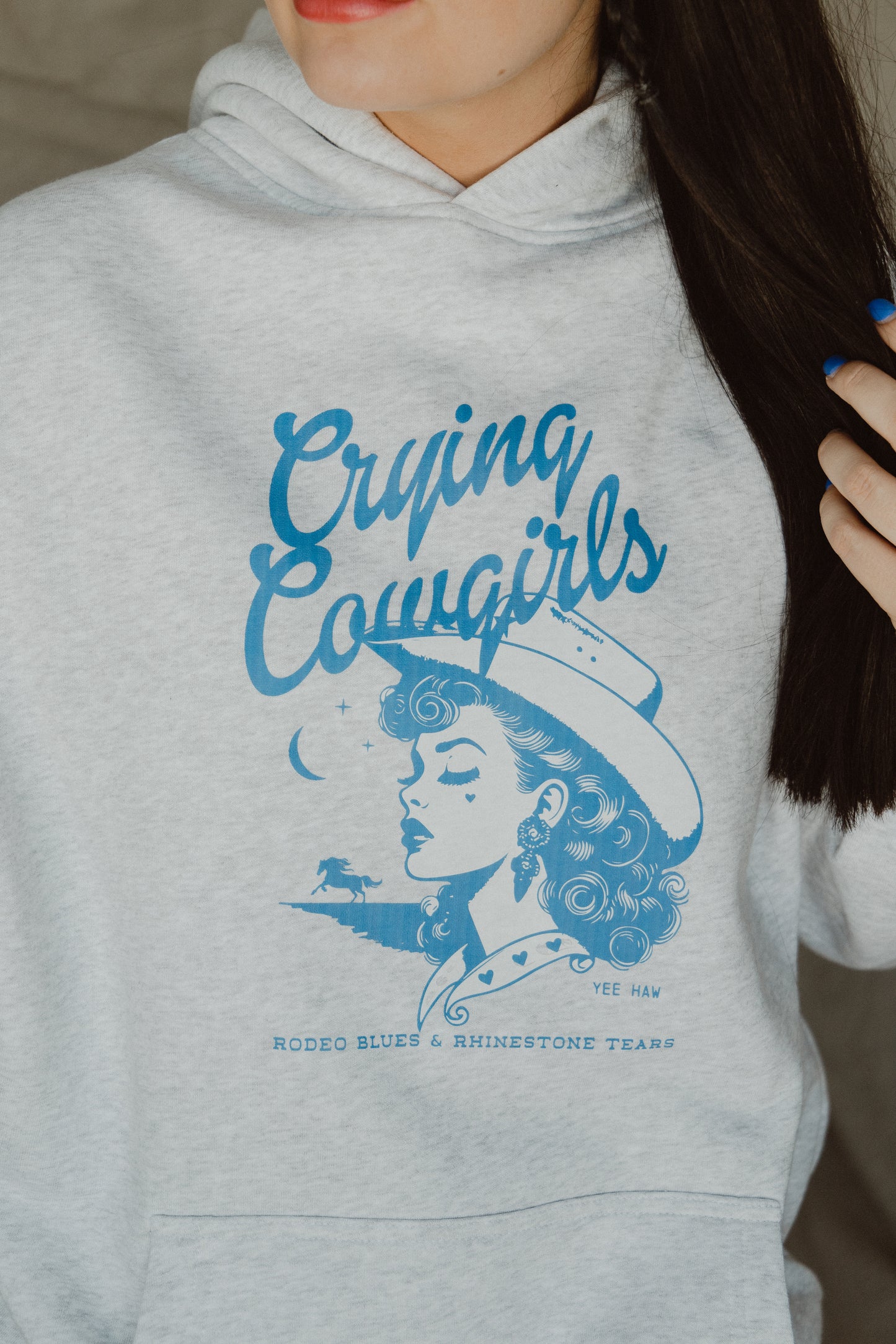 Crying Cowgirls Hoodie - SJ Original Design