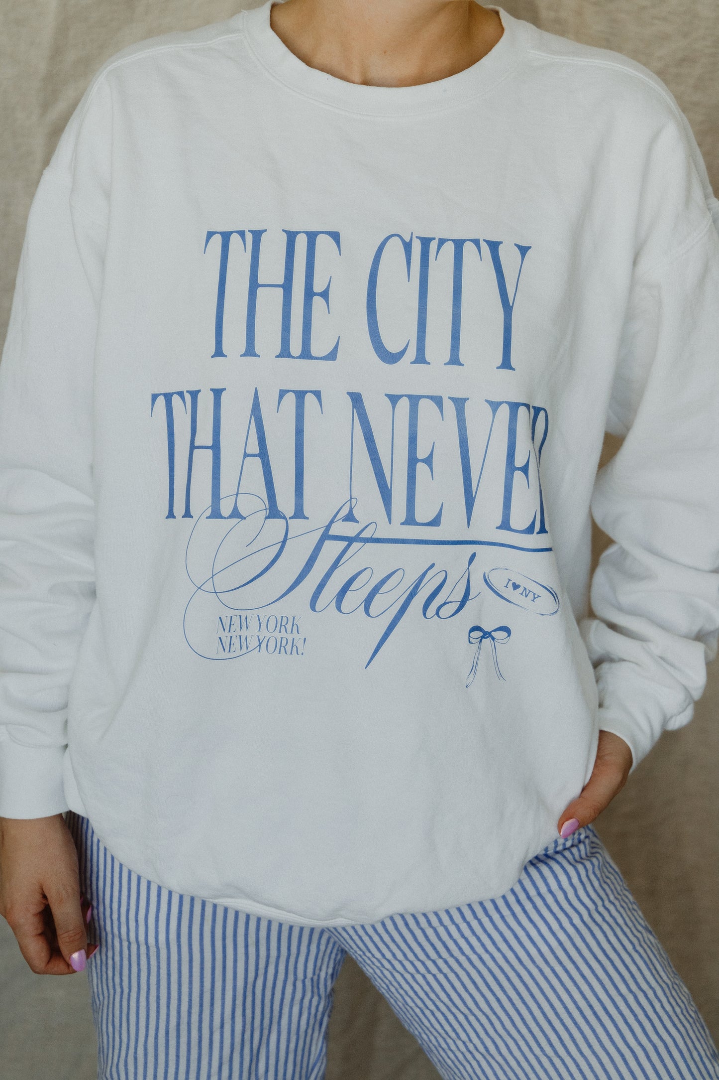 The City That Never Sleeps Sweatshirt // SJ Original Design