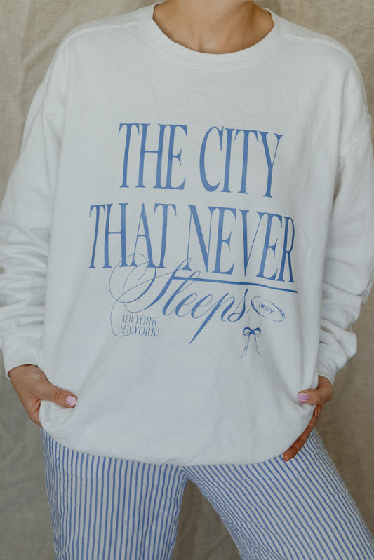 The City That Never Sleeps Sweatshirt // SJ Original Design