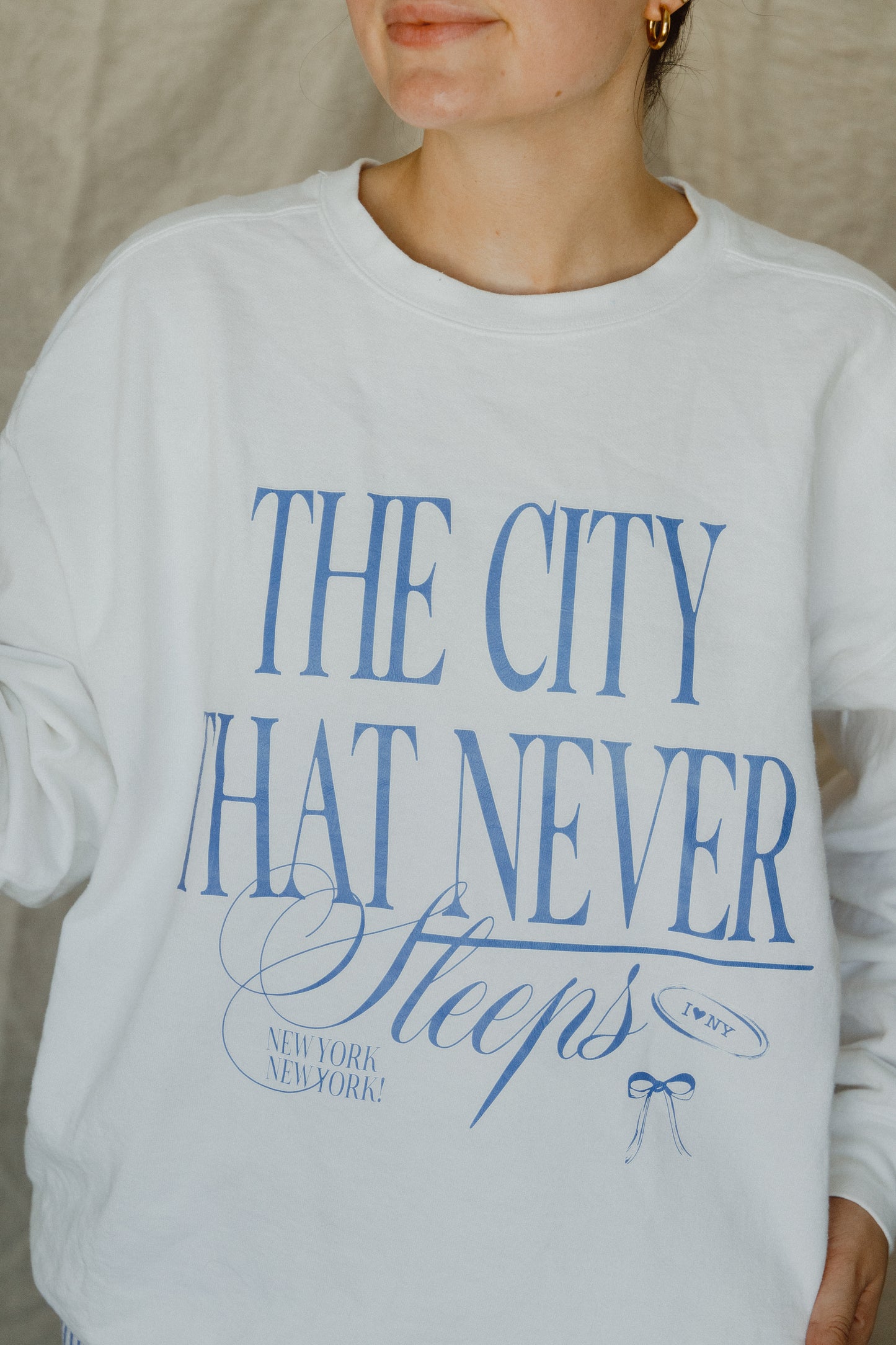 The City That Never Sleeps Sweatshirt // SJ Original Design