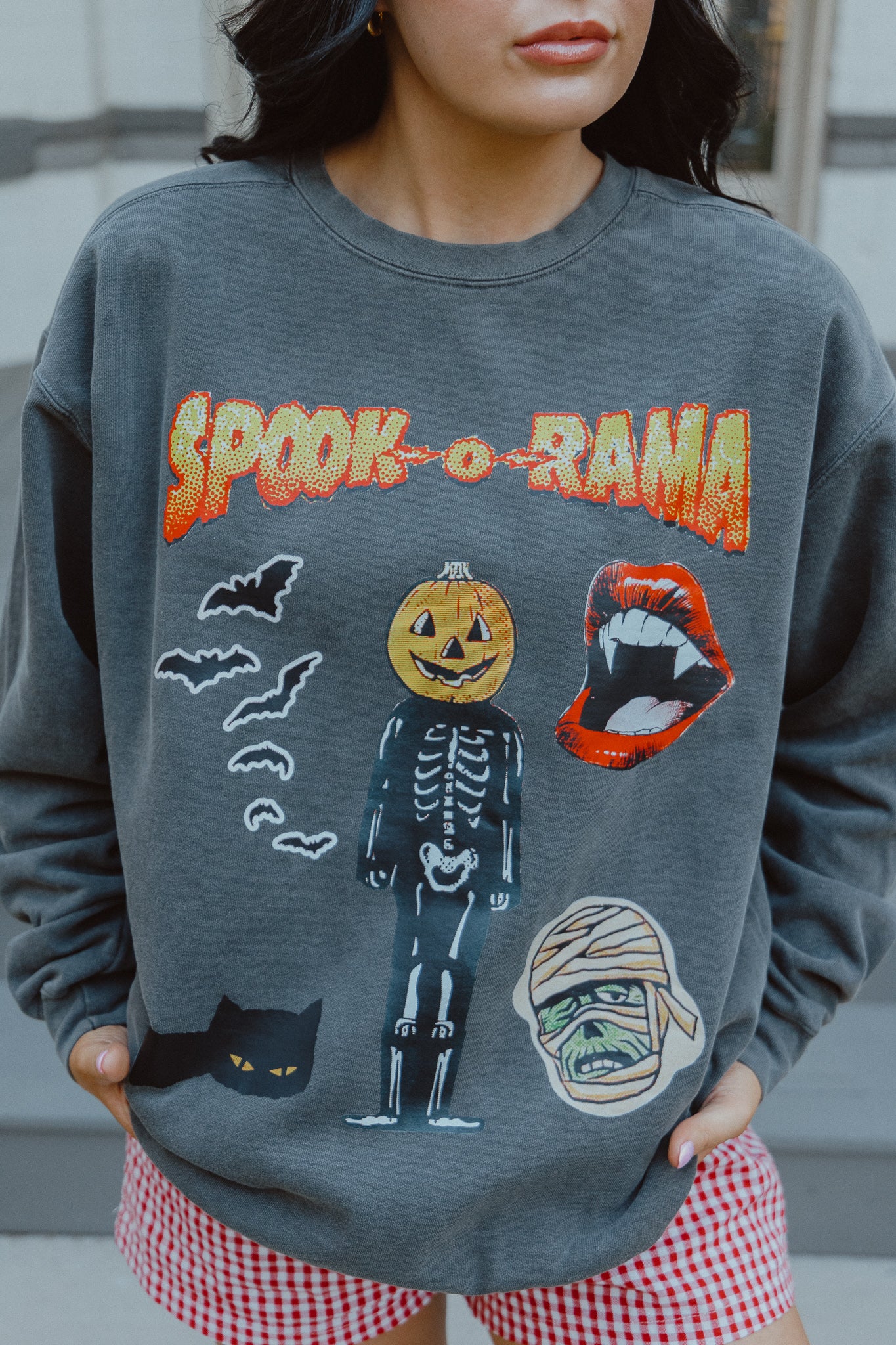 SPOOK O RAMA - Charcoal // SJ Original Design