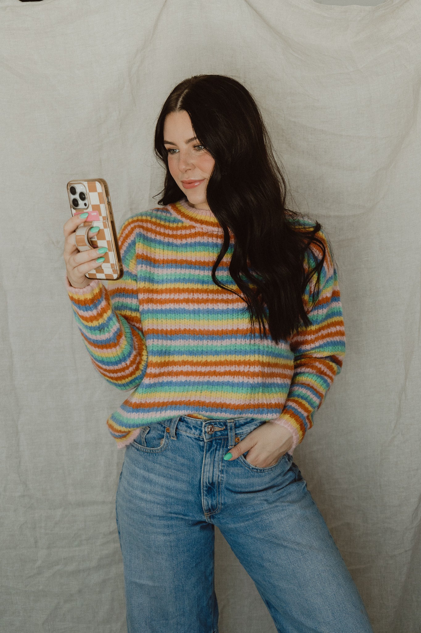 A Good Case of Stripes Sweater