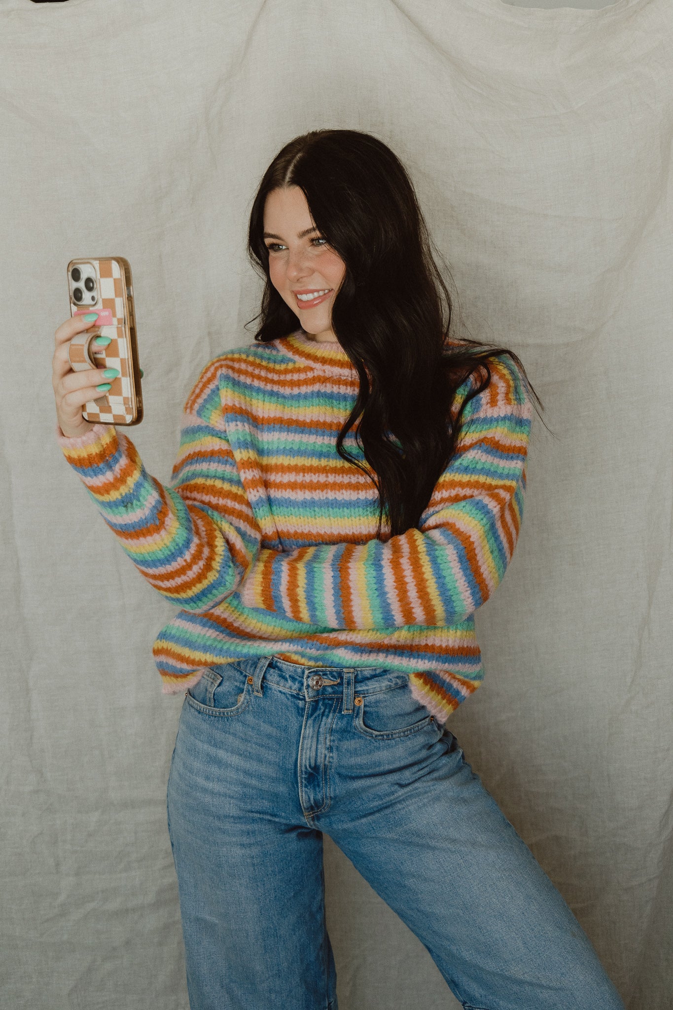 A Good Case of Stripes Sweater