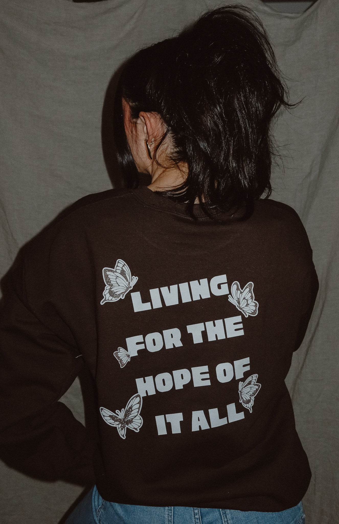 Living For The Hope Of It All Sweatshirt // SJ Original Design