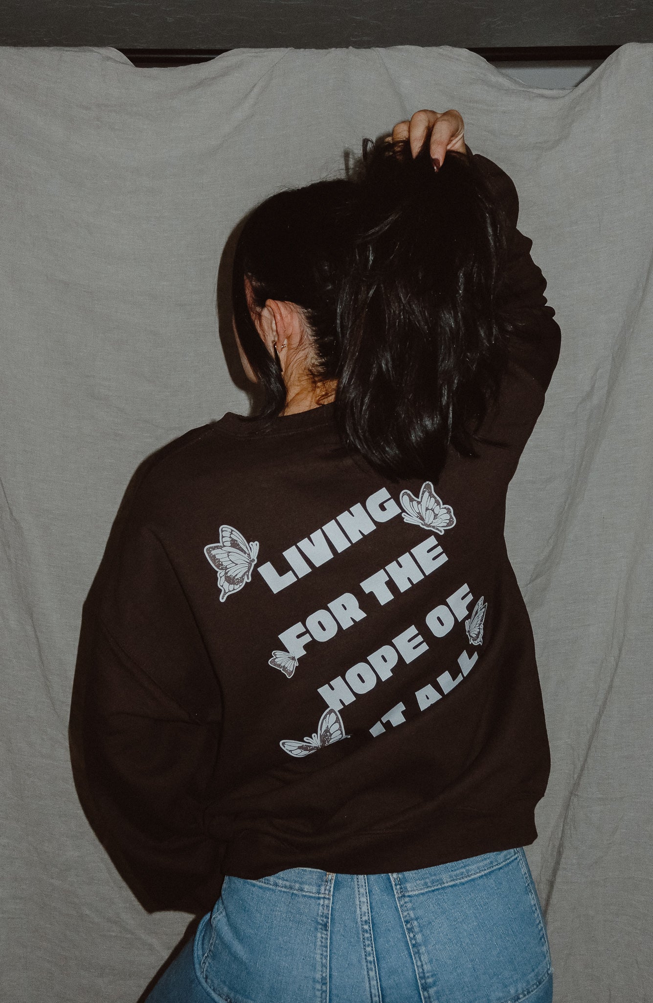 Living For The Hope Of It All Sweatshirt // SJ Original Design