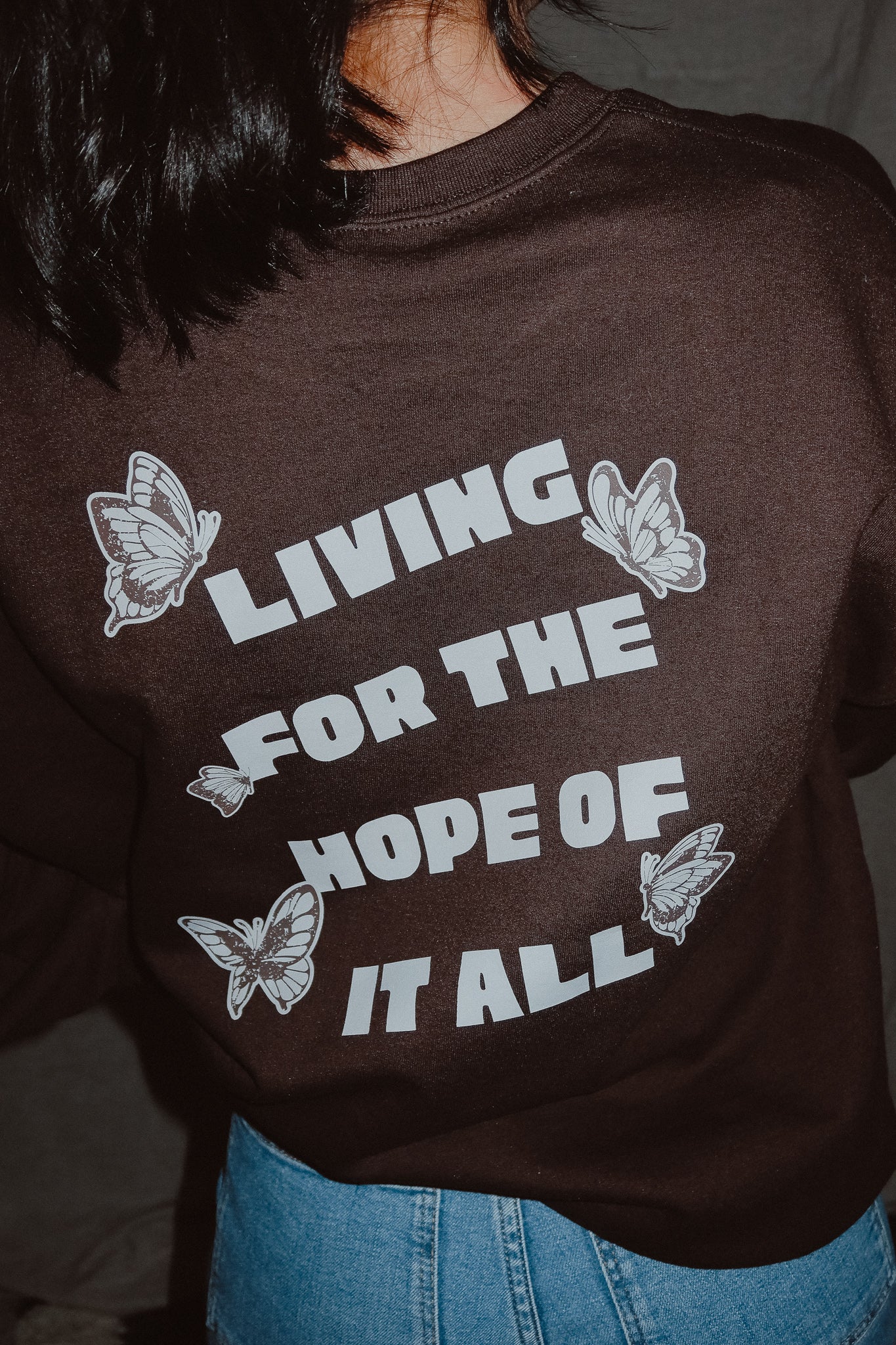 Living For The Hope Of It All Sweatshirt // SJ Original Design