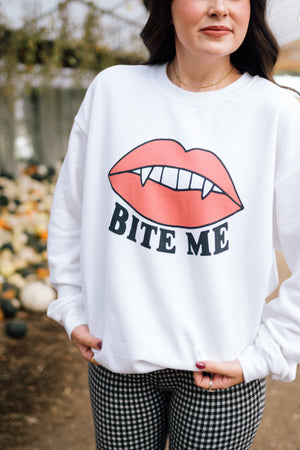 Bite Me Sweatshirt - SJ Original Design