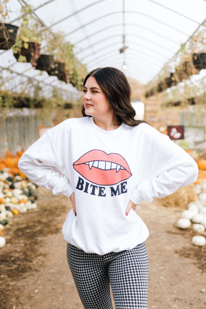 Bite Me Sweatshirt - SJ Original Design