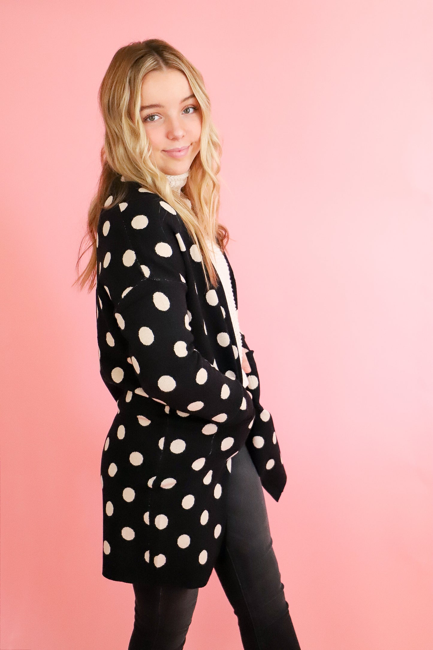 Polka Dot Cardigan