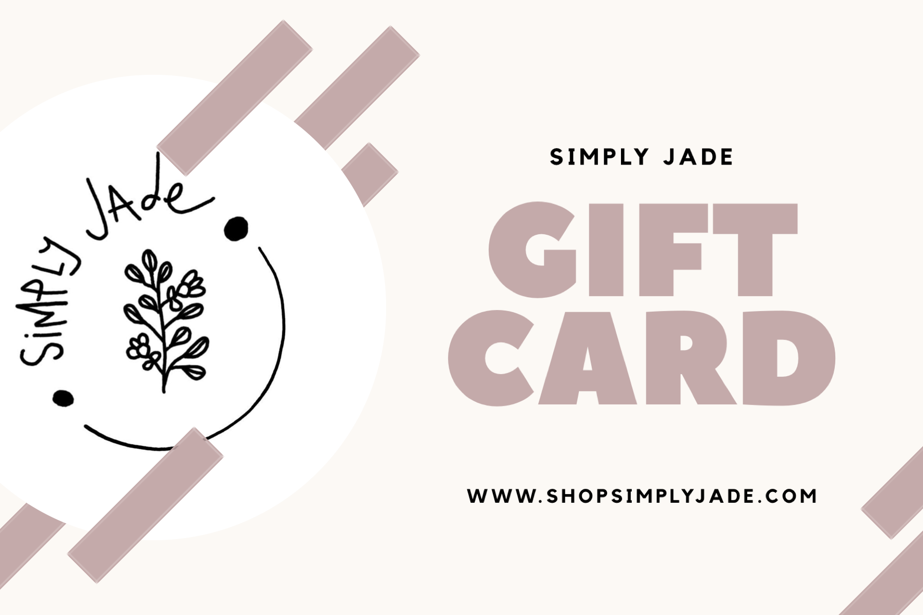 Simply Jade Gift Card