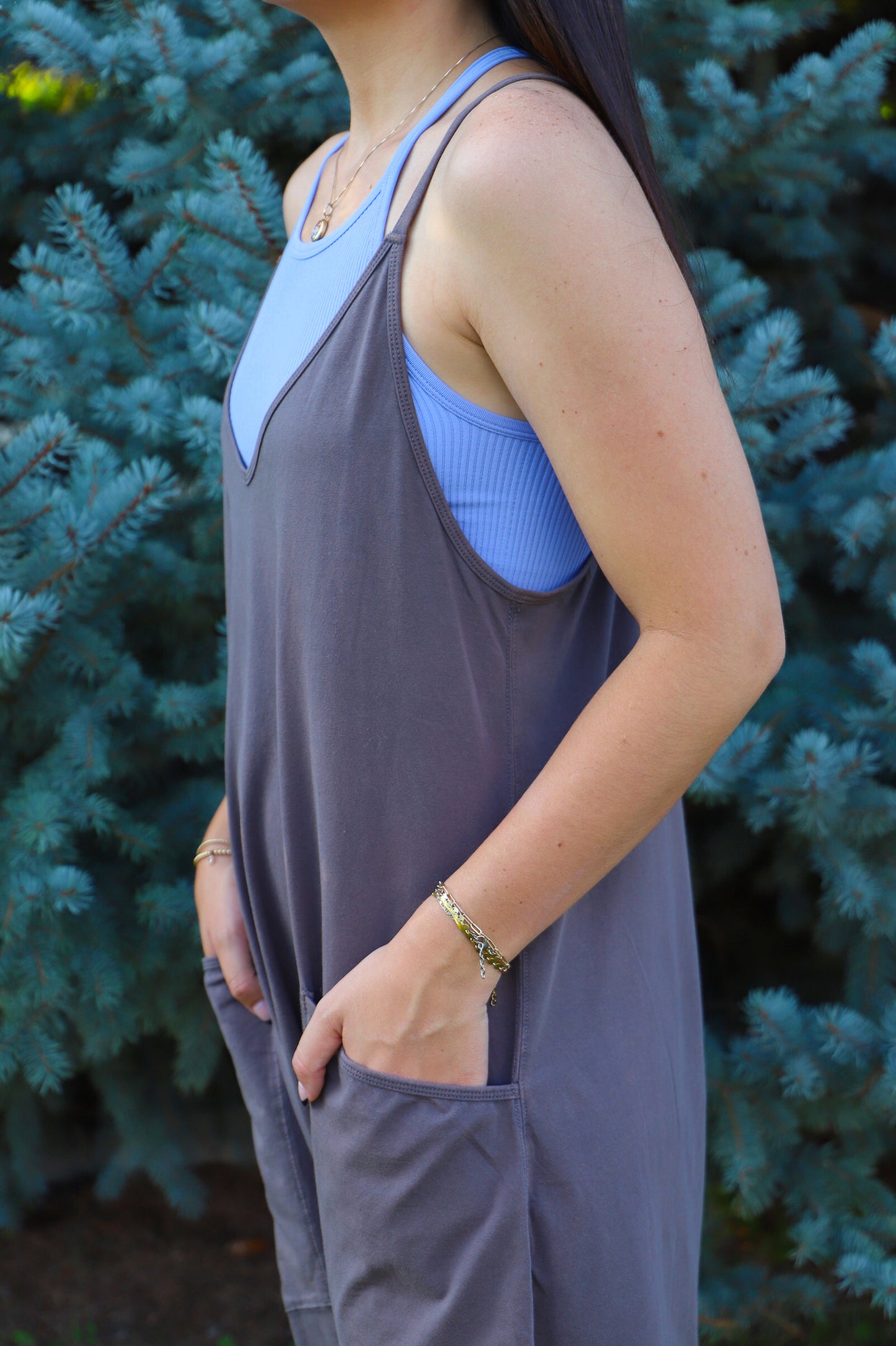 Wild Side Tank - Periwinkle