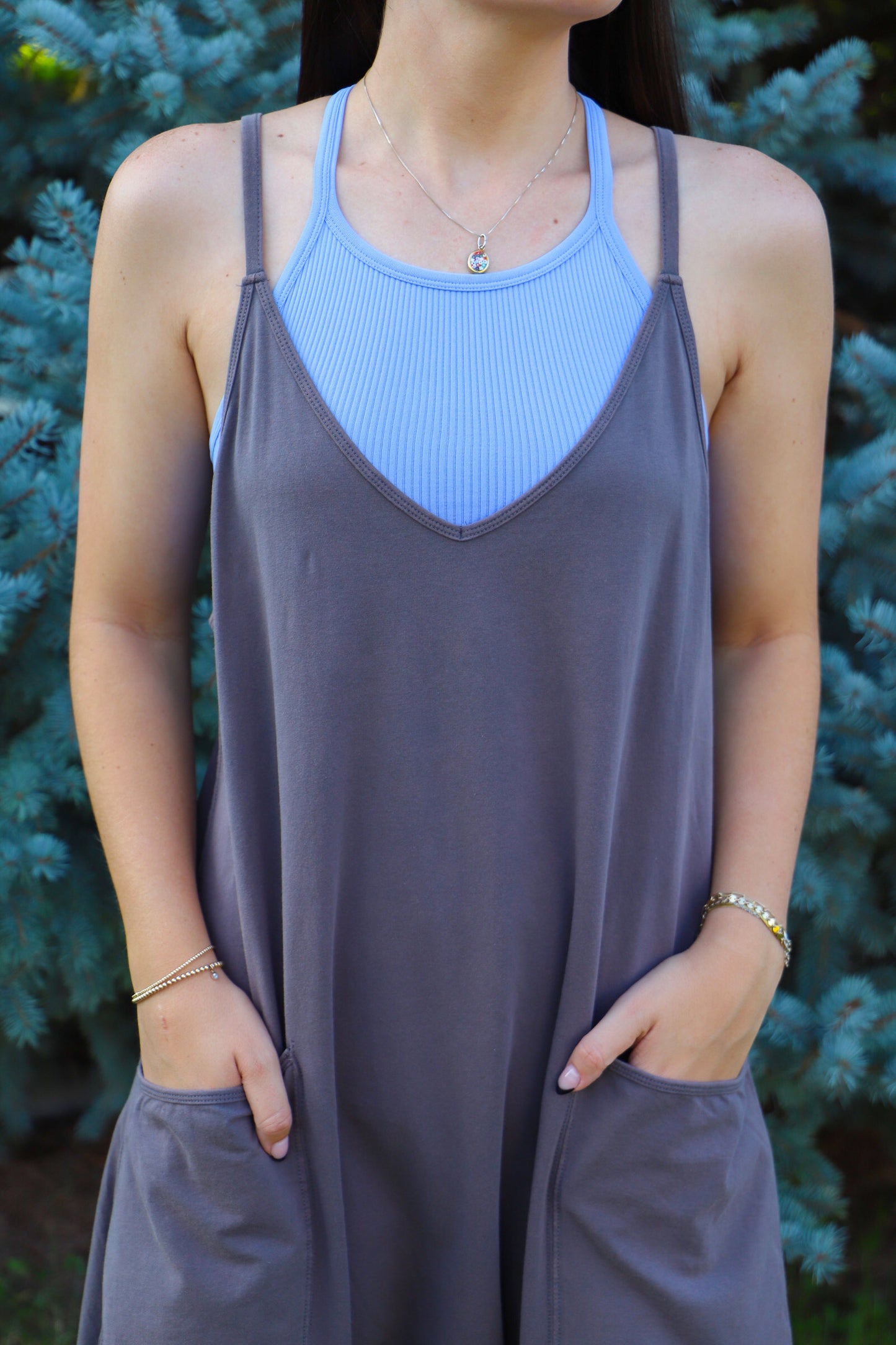 Wild Side Tank - Periwinkle